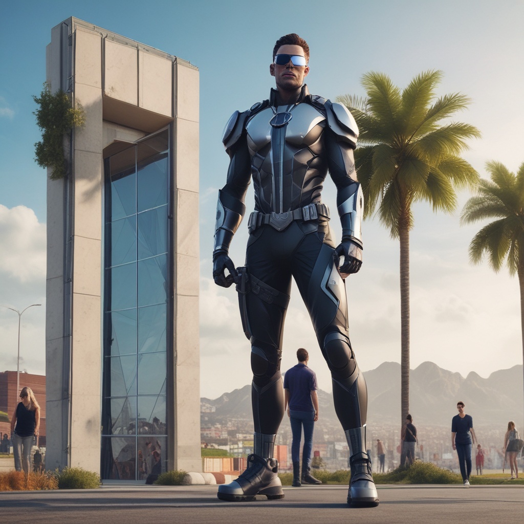 Full height promotional content